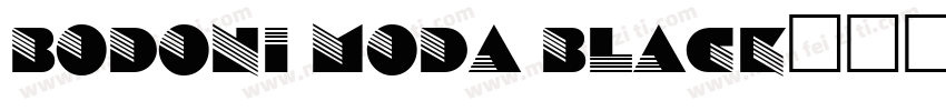 bodoni moda black字体转换